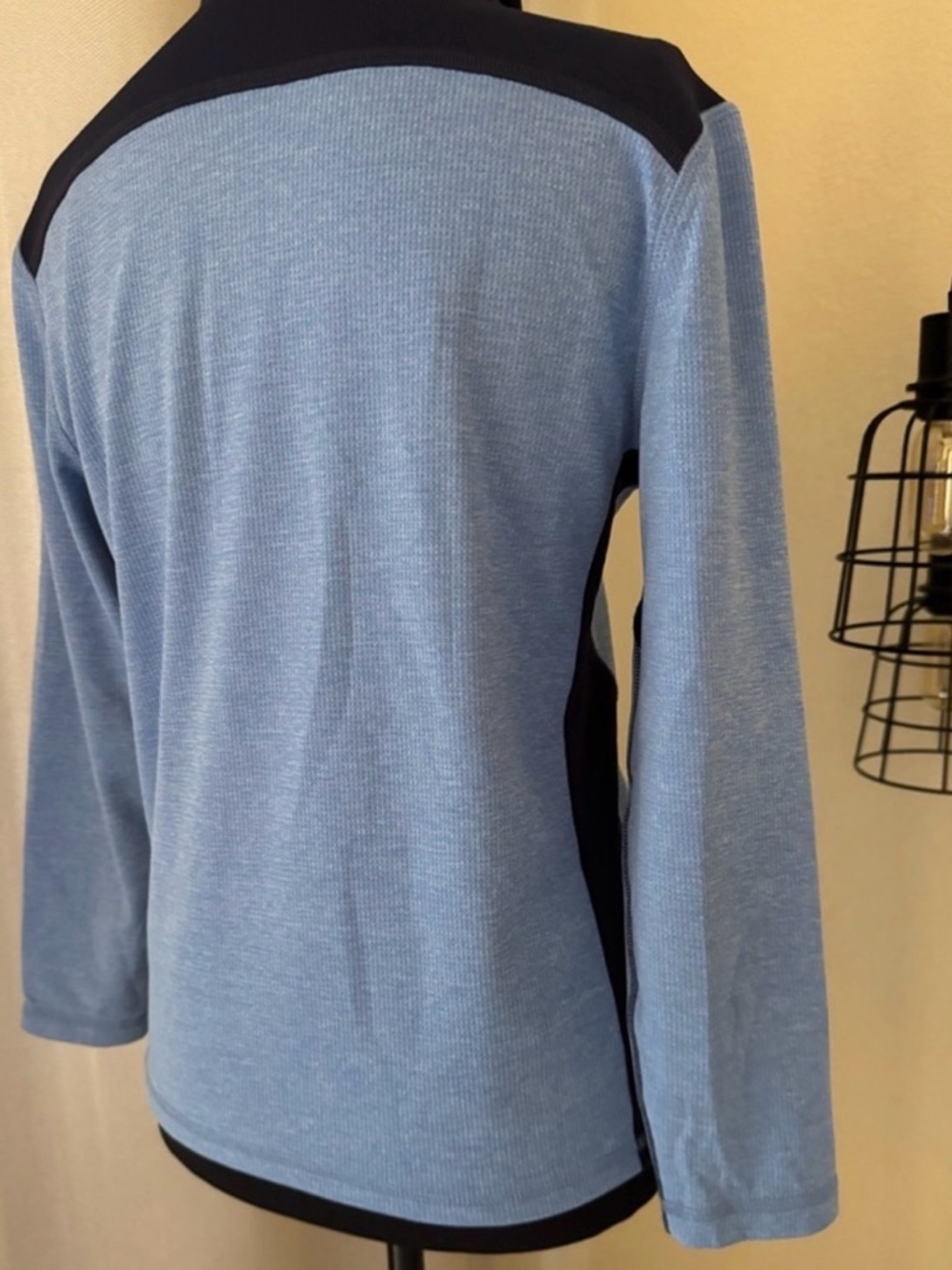 Brooks Brothers Sport 1/4 Zip Pullover Blue Athletic Top Women M - Picture 6 of 8